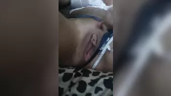 Mature MILF Fingers Herself in Lacy Lingerie