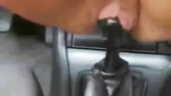 Masturbating Amateurs Fuck Car Gears in Public Compilation