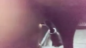 Masturbating Amateurs Fuck Car Gears in Public Compilation