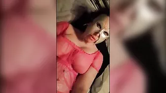 Massive BBW Wife Squirt Orgasm w/ Dildo - Homemade Masturbation!