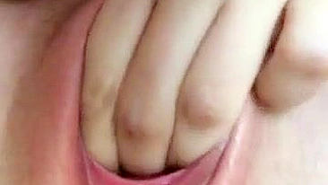 Amateur Brunette Fingered Hairy Masturbates Tight Body