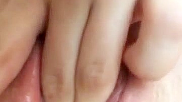 Amateur Brunette Fingered Hairy Masturbates Tight Body
