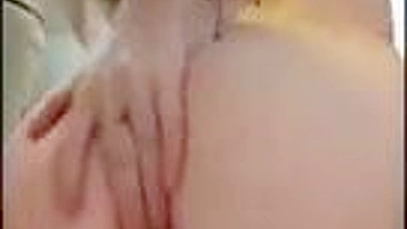 Small Tits Blonde Teen Masturbates with Dildo in Homemade Porn!