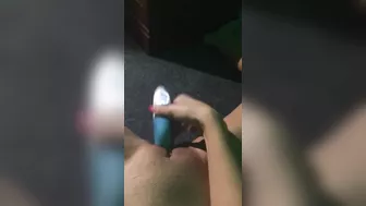Amateur Shaved Pussy Masturbates with Rabbit Vibrator for Intense Orgasm