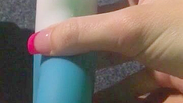 Amateur Shaved Pussy Masturbates with Rabbit Vibrator for Intense Orgasm