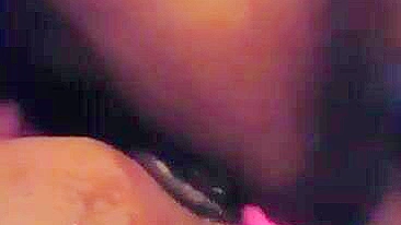 Black College Girl Homemade Masturbation with Dildo Squirts Amateur Orgasm