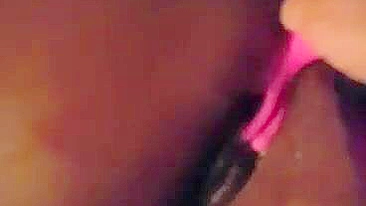 Black College Girl Homemade Masturbation with Dildo Squirts Amateur Orgasm