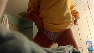 College Teen Homemade Masturbation Porn with Fingering and Young Panties