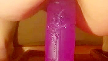 Amateur Squirts on Fake Dildo Ride! #Homemade #Masturbation #SexToys
