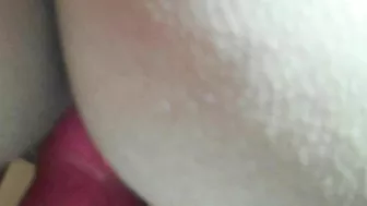 MILF Masturbates with Pink Dildo in Homemade Amateur Fuck Video