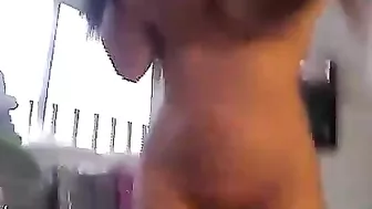 Mideastern Beauty Homemade Masturbation Striptease with Big Ass and Tits