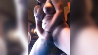 Masturbating MILF Big Squirt with Toy - Amateur Hairy Pussy Orgasm