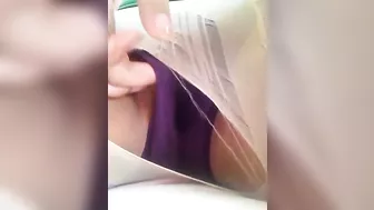 Asian Amateur Homemade Masturbation Squirts Wet Panties with Moans and Orgasm
