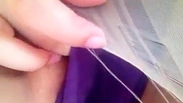Asian Amateur Homemade Masturbation Squirts Wet Panties with Moans and Orgasm