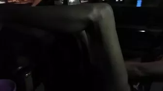 MILF Masturbates in Public during Car Ride