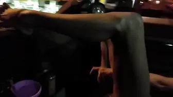 MILF Masturbates in Public during Car Ride