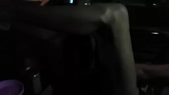 MILF Masturbates in Public during Car Ride