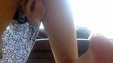 Ultimate Masturbation Session with Amateur Upskirt Orgasm