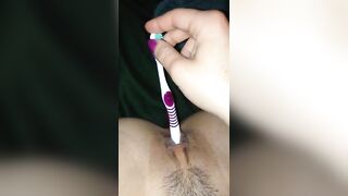 Tight Young Pussy Masturbates Amateur Homemade College Teen