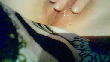 Amateur Squirts with Vibrator in Homemade Masturbation Orgasm