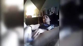 Homemade Masturbation with Sex Toys - Amateur Brunette Cums Hard!