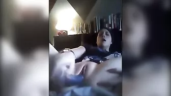 Homemade Masturbation with Sex Toys - Amateur Brunette Cums Hard!