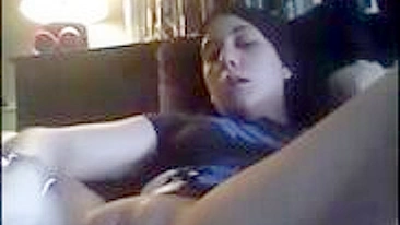 Homemade Masturbation with Sex Toys - Amateur Brunette Cums Hard!