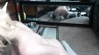 Skinny Teen Elf Masturbates with Dildo on Webcam!