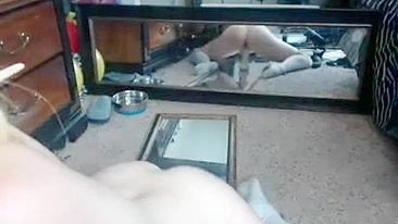 Skinny Teen Elf Masturbates with Dildo on Webcam!