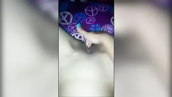 Skinny Small Tits Amateur Masturbates on Selfie with Fingering and Homemade Toy