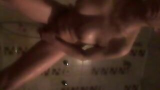Blonde Amateur Homemade Masturbation with Finger Orgasm in Shower