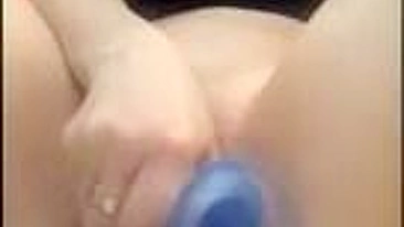 Masturbating with Skinny Petite Teen Small Tits and Dildo - Amateur College Orgasm
