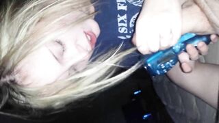 Blonde GF Masturbation Session with BJ, Rim Job & Dildo Play!