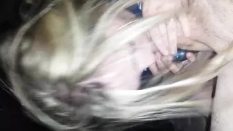 Blonde GF Masturbation Session with BJ, Rim Job & Dildo Play!