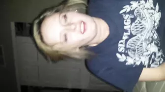 Blonde GF Masturbation Session with BJ, Rim Job & Dildo Play!