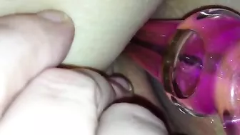 Girlfriend Homemade Masturbation with Anal Dildo and Amateur Ass Play