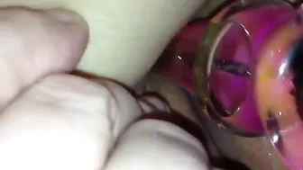 Girlfriend Homemade Masturbation with Anal Dildo and Amateur Ass Play