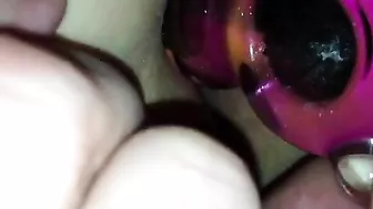 Girlfriend Homemade Masturbation with Anal Dildo and Amateur Ass Play