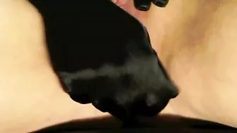 MILF Mom Hot Homemade BJ & Masturbation in Pantyhose