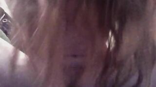 Masturbation Moans & Orgasms with Hairy Teen Girl Homemade Dildo Video