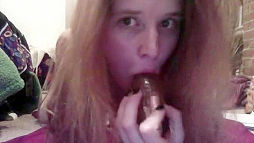 Masturbation Moans & Orgasms with Hairy Teen Girl Homemade Dildo Video