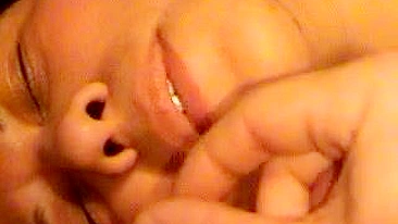 Massive Cum Shot on Fat Latina Masturbator Face!