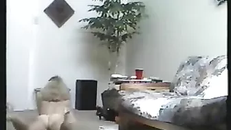 Mature Blonde Brandy Homemade Masturbation with 12in Dildo!