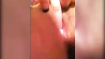 MILF Wife Homemade Masturbation with Finger and Amateur Brunette Pussy