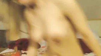 Latina Masturbates with Huge Toys on Webcam!