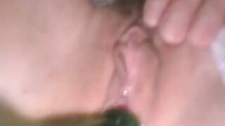 Anal Masturbation by Amateur Brunette