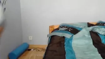 Masturbating Blonde College Girl with Big Tits and Anal Dildo!