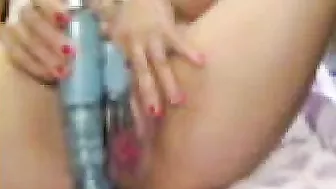 Asian Amateur Homemade Masturbation with Dildo and Rabbit Toy