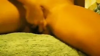 Blonde College Girl Homemade Masturbation Session with Dildo Screams Loud Orgasm for Boyfriend!