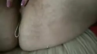 Amateur BBW Milf Masturbates Homemade Wife Stretches Pussy